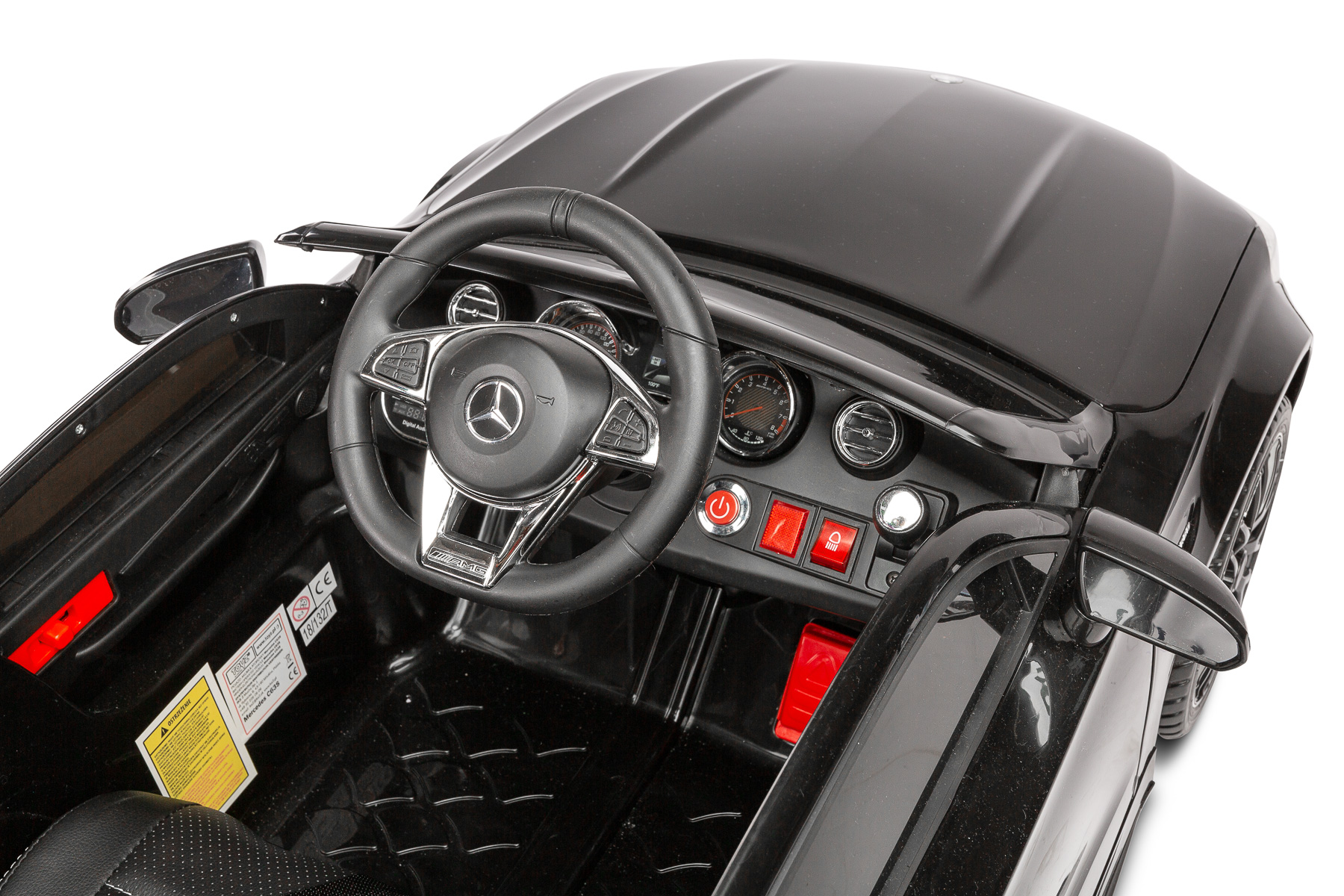 auto z miękkim siedziskiem mercedes c63s toyz